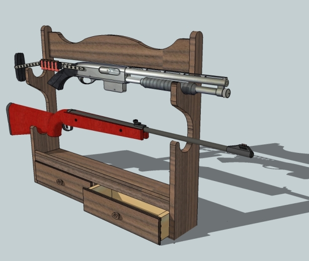 Build Gun Rack Template DIY PDF wooden craft table | condemned20ljb